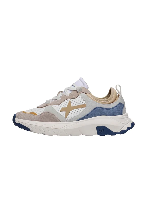 Sneaker low - weiß beige