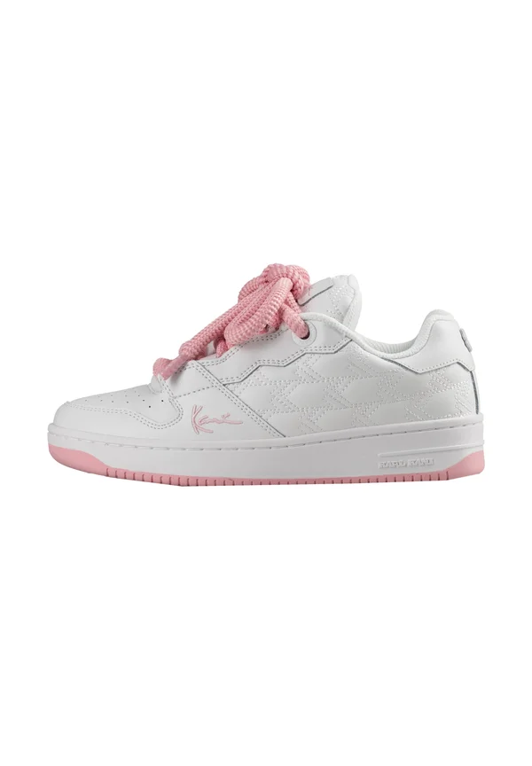 Sneaker low - white   pink