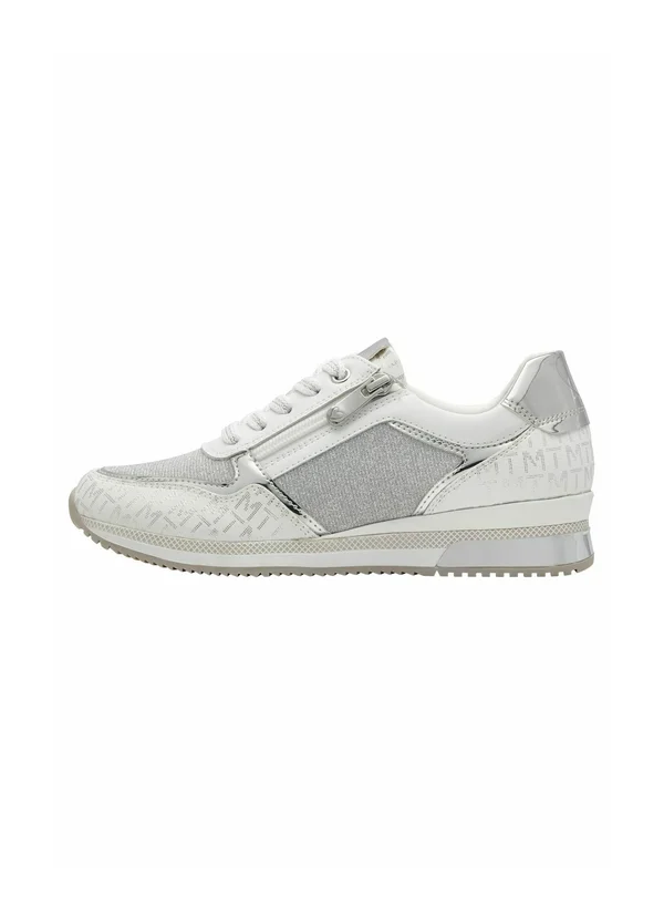 Sneaker low - white silver