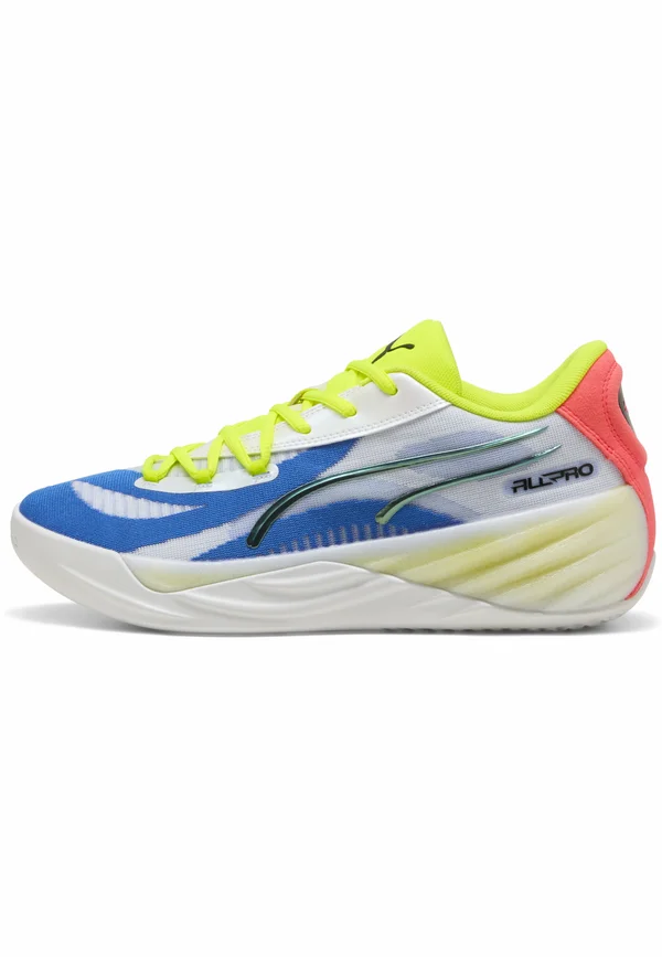 Sneaker low - white-yellow alert-pink alert