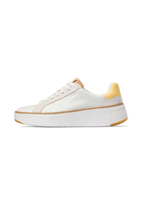 Sneaker low - white/birch suedebisquitpale/ banana