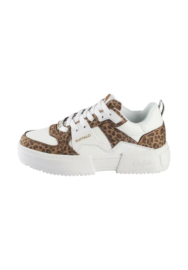 Sneaker low - white/brown leo
