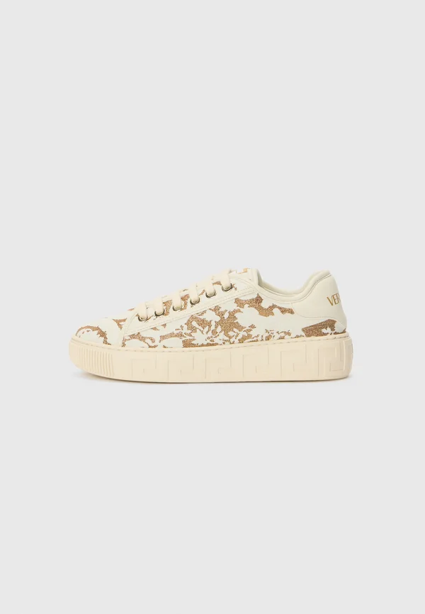 Sneaker low - white/gold-coloured