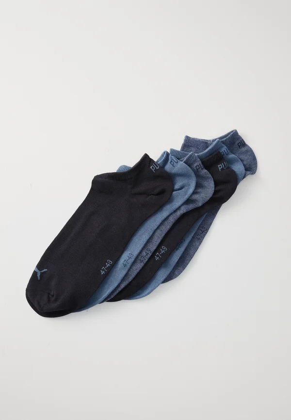 SNEAKER PLAIN UNISEX 6 PACK  - Füßlinge - denim blue