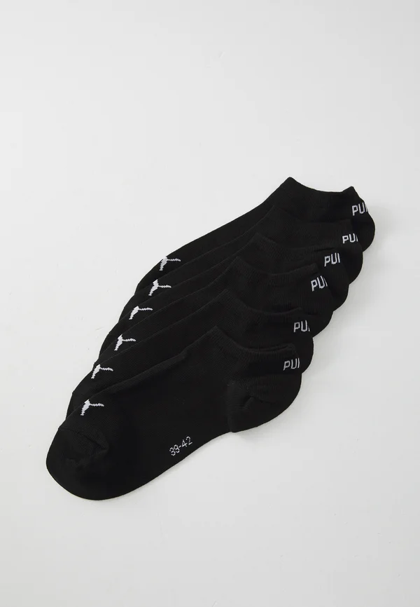 SNEAKER PLAIN UNISEX 6 PACK - Socken - black