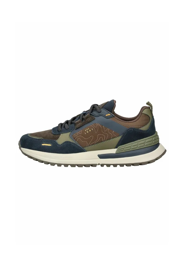 SNEAKER - Sneaker low - dk navy dk brown