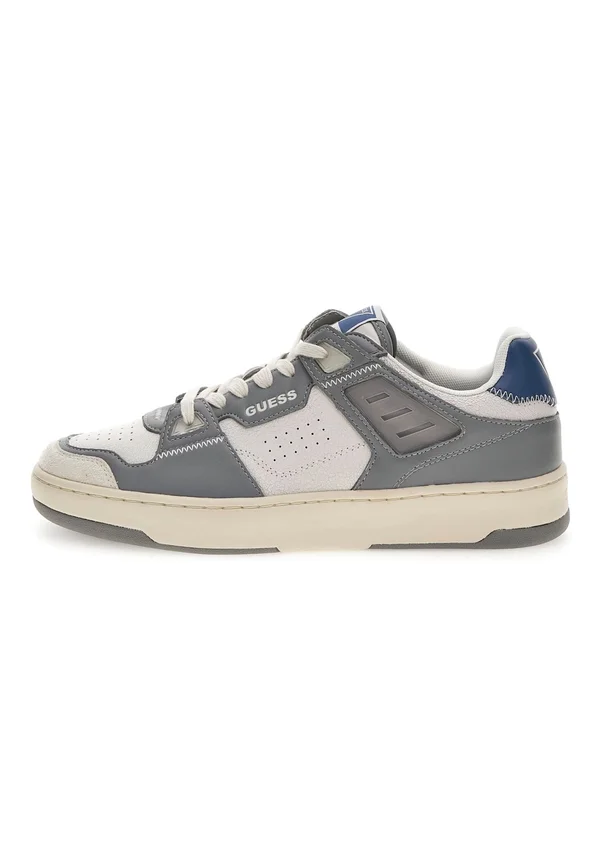 SNEAKERS VINCENT CUIR MÉLANGÉ - Sneaker low - gris