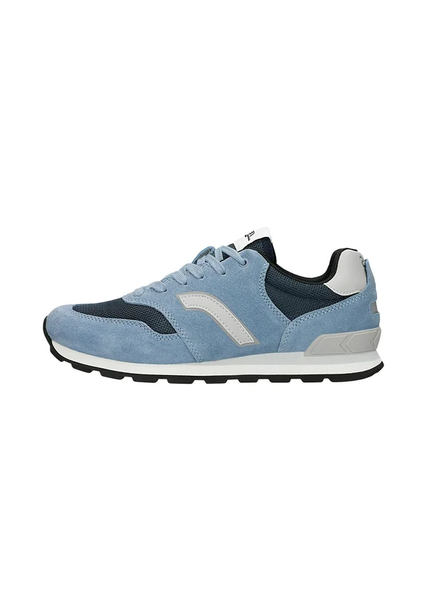 SNEAKERSY Z WSTAWKAMI - Sneaker low - niebieski r