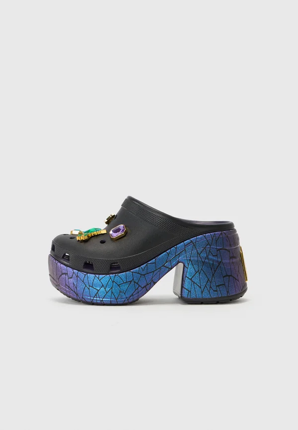 SNOW WHITE SIREN - Pantolette hoch - black