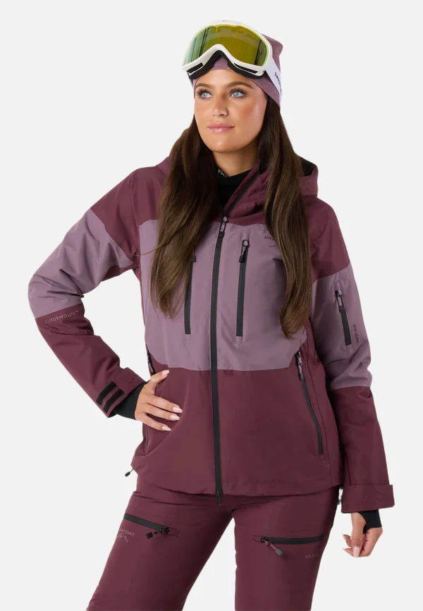 Snowboardjacke - dk mauve pale mauve