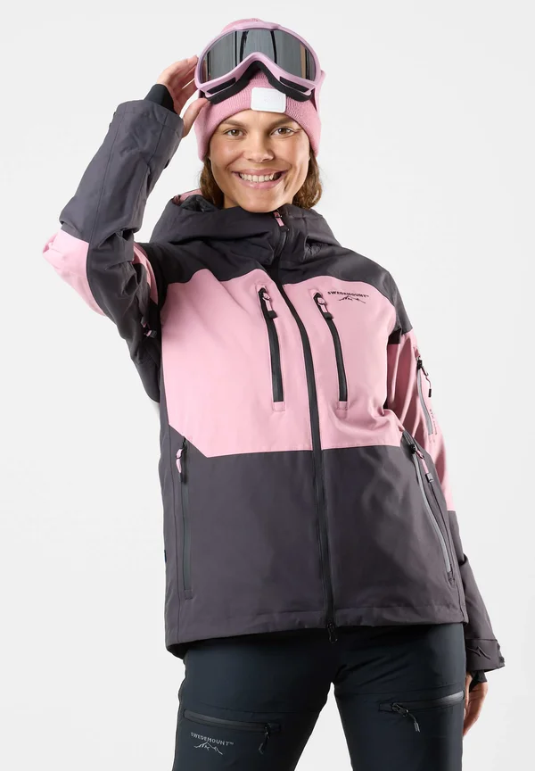 Snowboardjacke - dusty rose charcoal