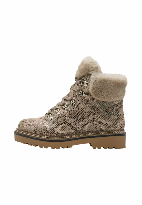 Snowboot/Winterstiefel - beige snake
