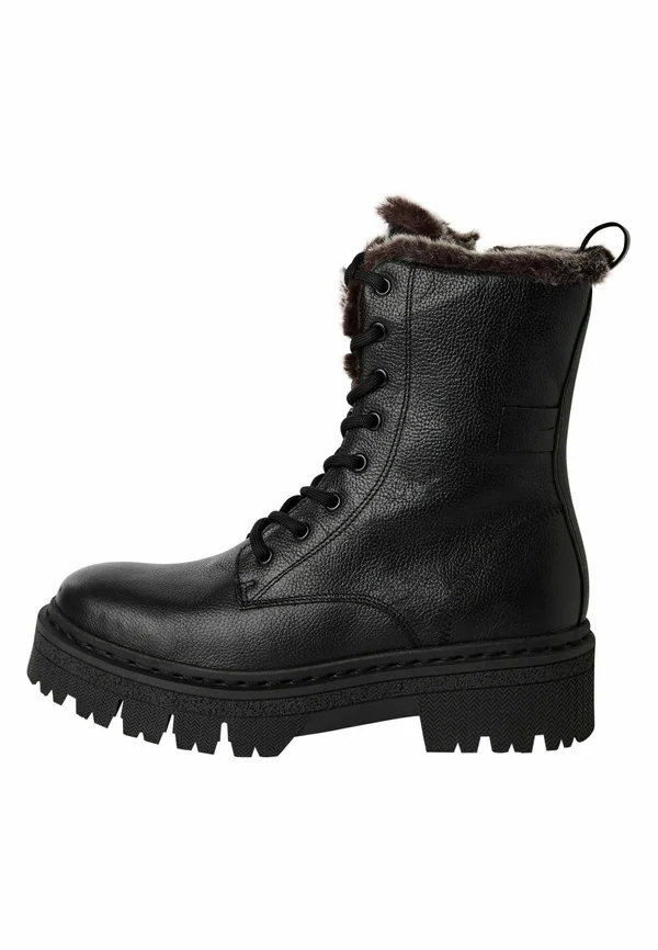 Snowboot/Winterstiefel - black leather