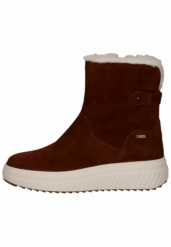 Snowboot/Winterstiefel - cognac suede