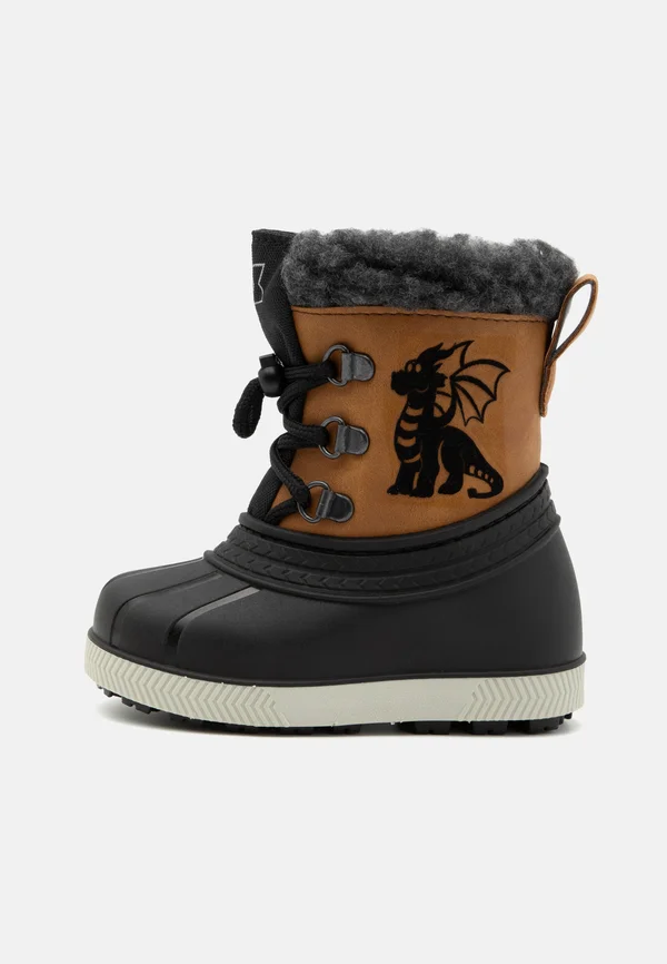 Snowboot/Winterstiefel - cognac/black
