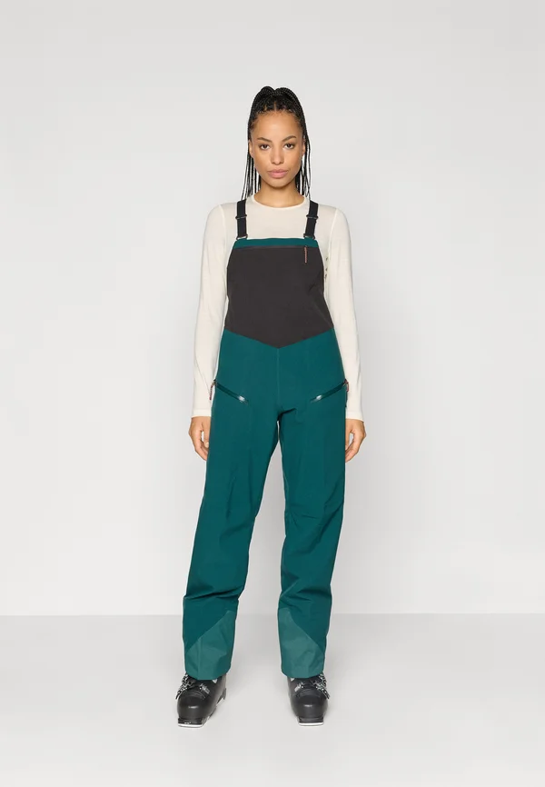 SNOWDRIFTER BIBS - Skihose - cascade green