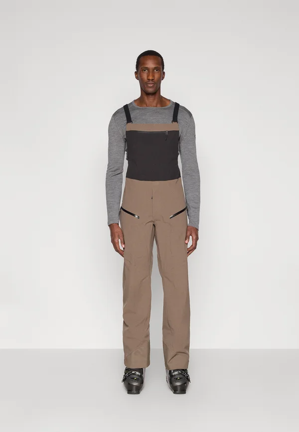 SNOWDRIFTER BIBS - Skihose - marlow brown