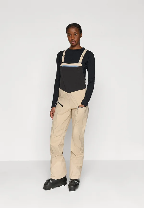 SNOWDRIFTER BIBS - Skihose - oar tan