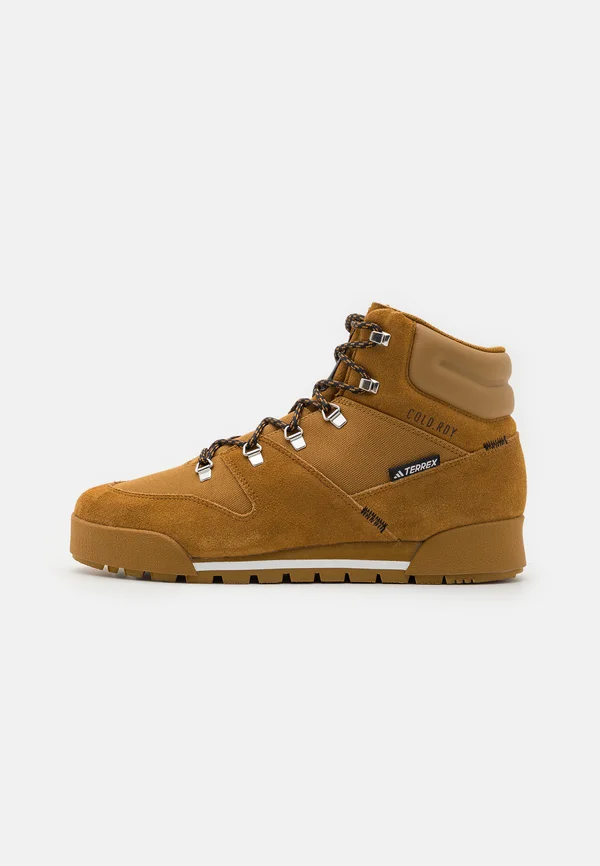 SNOWPITCH COLD.RDY HIKING - Hikingschuh - bronze strata/bronze strata/semi impact orange