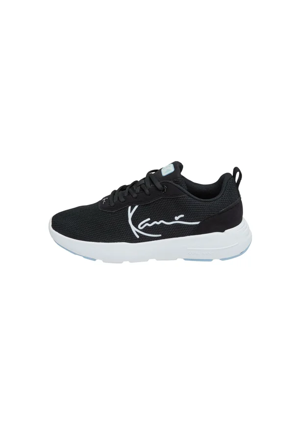 SNUG RUNNER - Sneaker low - black white lightblue