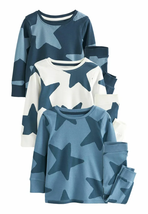 SNUGGLE 3 PACK SET - Nachtwäsche Set - blue navy