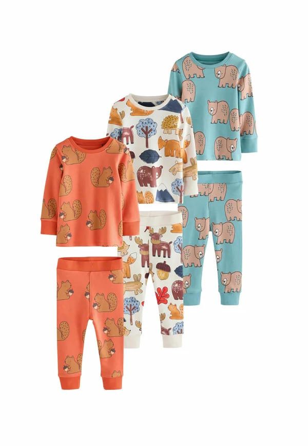 SNUGGLE 3 PACK SET - Nachtwäsche Set - dark red