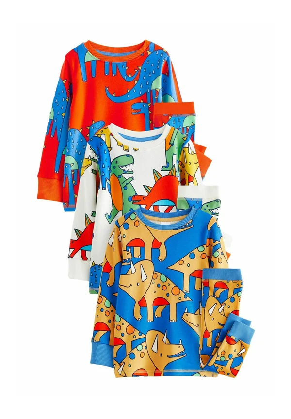 SNUGGLE 3 PACK SET - Nachtwäsche Set - multi bright dinosaur