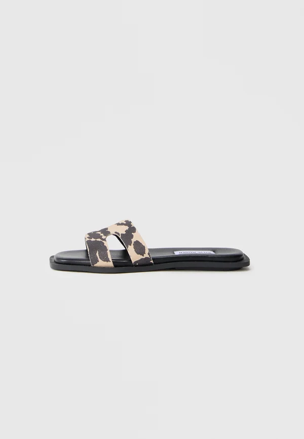 SOFIA - Pantolette flach - beige/black