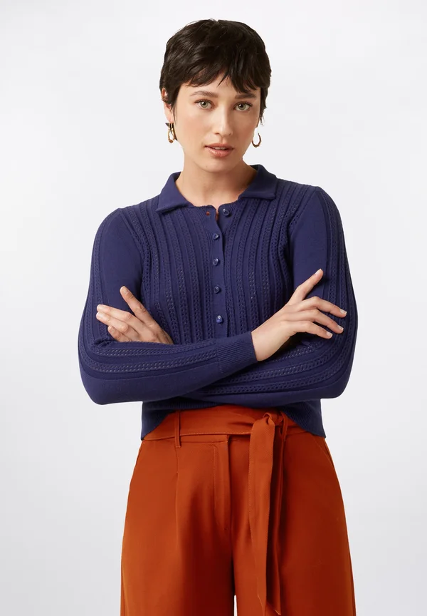 SOFIE CARMI - Strickjacke - rhodonite blue