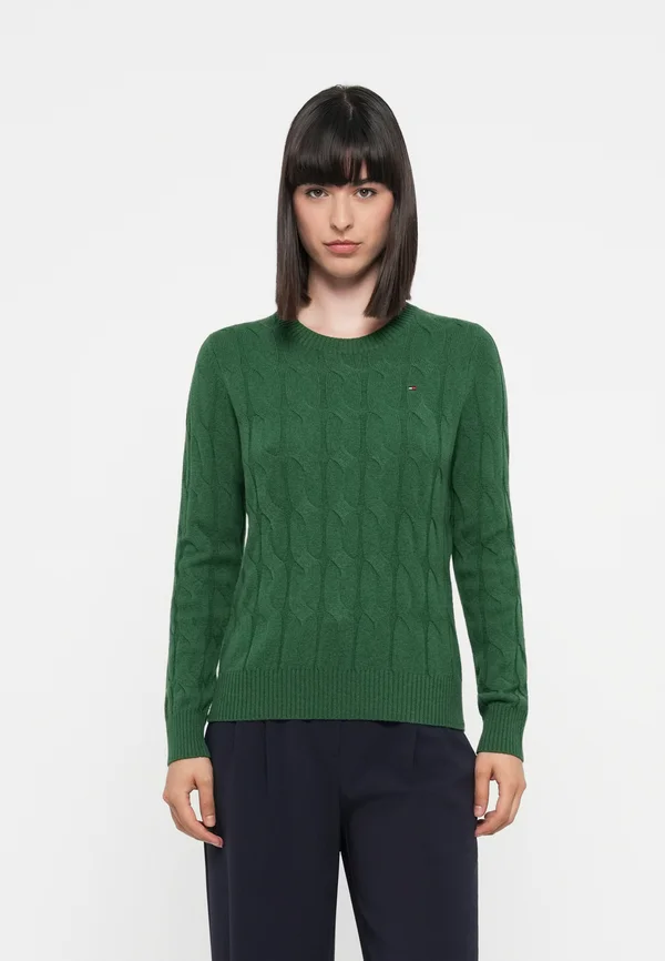SOFT CABLE  - Strickpullover - deep evergreen