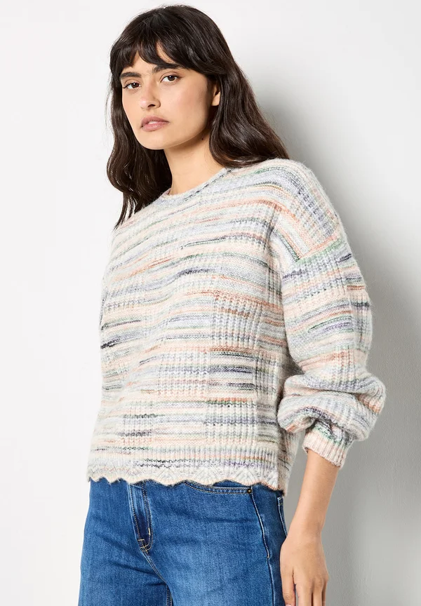 SOFT CHUNKY SPACE DYE - Strickpullover - green