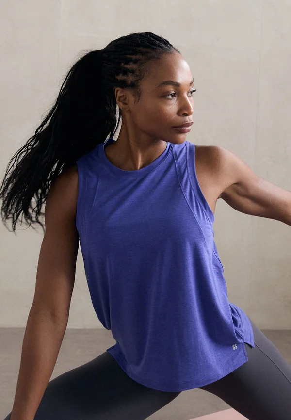 SOFT FLOW STUDIO TANK - Top - rich blue