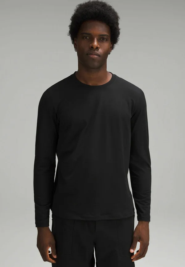 SOFT JERSEY - Langarmshirt - black
