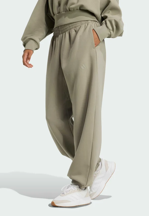 SOFT LUX LOOSE PANT - Jogginghose - silver pebble