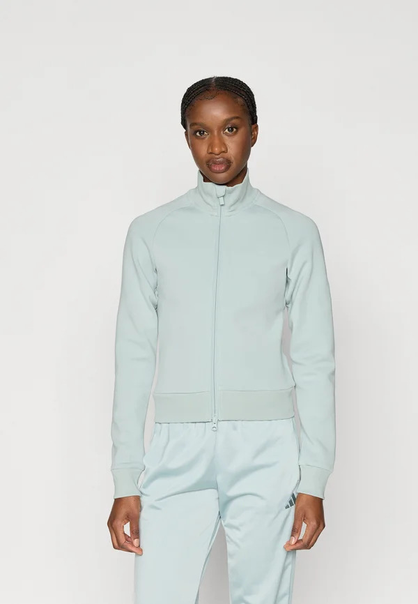 SOFT LUX SLIM TRACK - Sweatjacke - sage