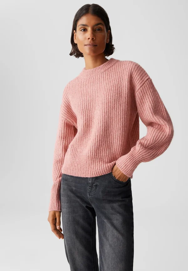 SOFT REGULAR FIT RIB - Strickpullover - mellow rose