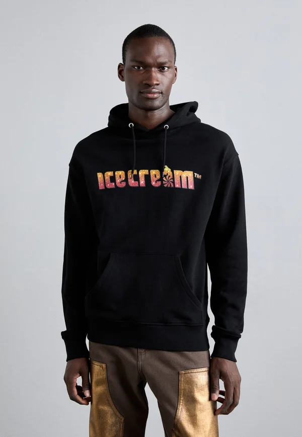 SOFT SERVE SPARKLE POPOVER HOOD - Sweatshirt - black