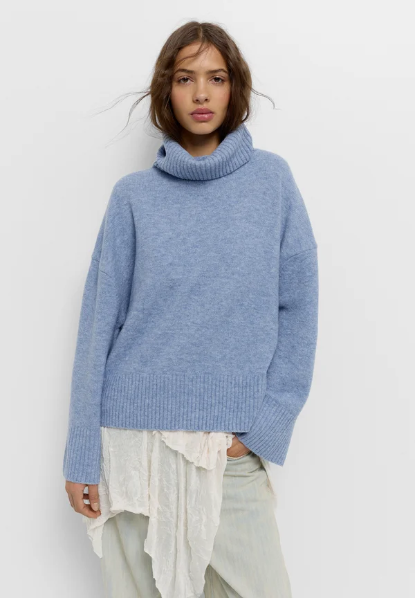 SOFT - Strickpullover - blue