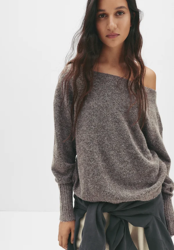 SOFT - Strickpullover - brown