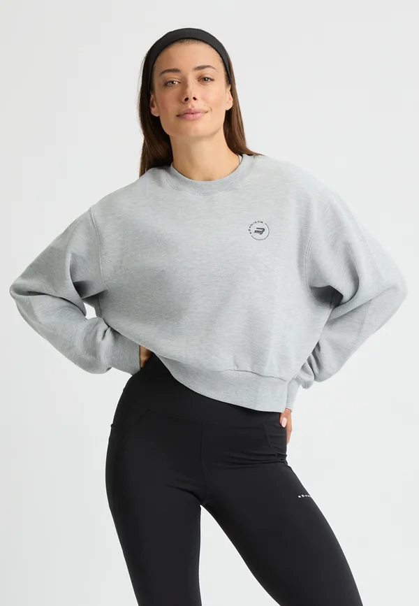 SOFT - Sweatshirt - grey melange