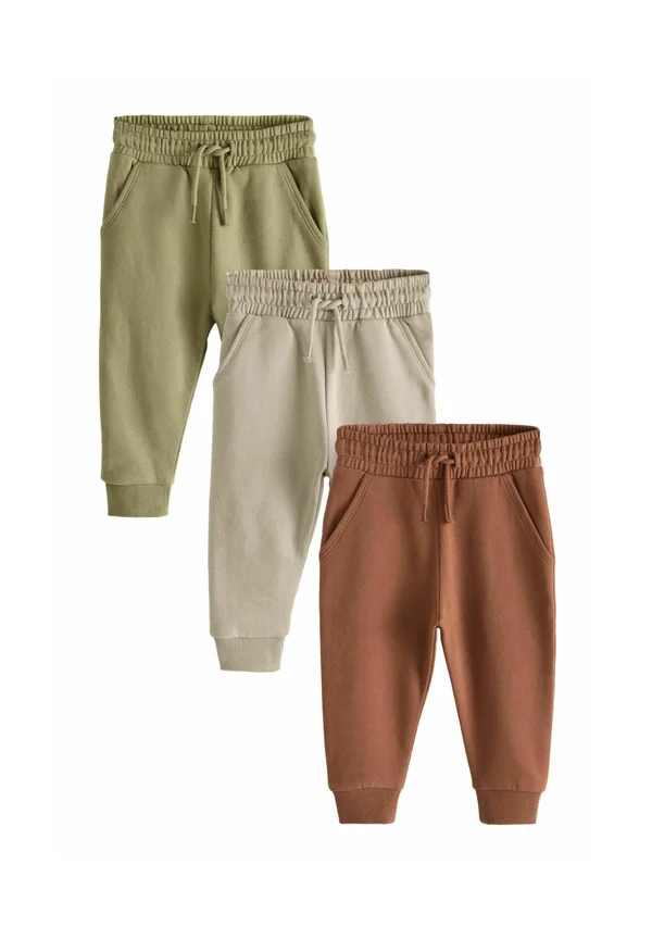 SOFT TOUCH 3 PACK REGULAR FIT - Jogginghose - rust brown khaki sage