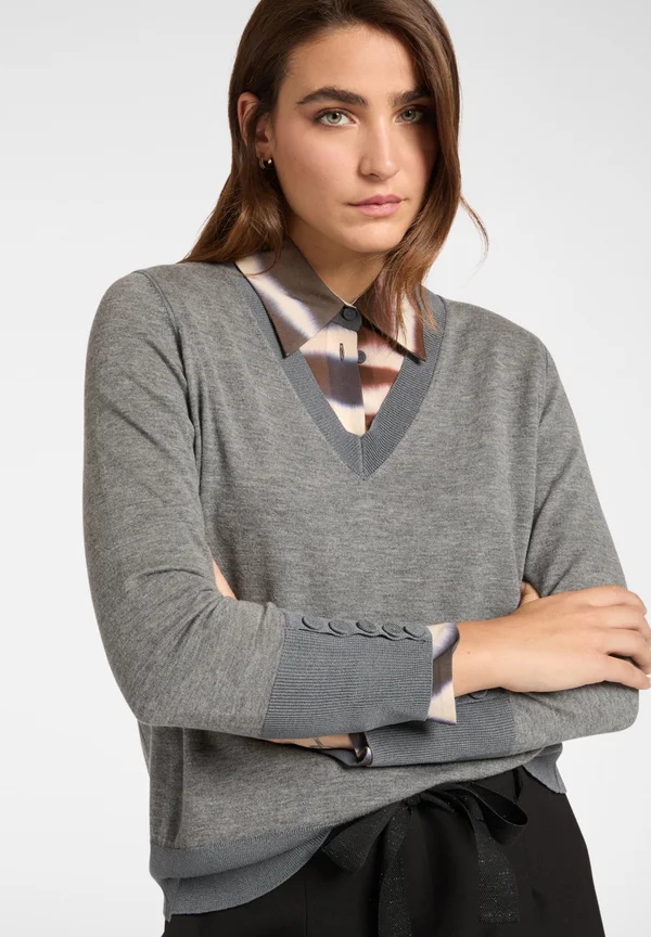 SOFT TOUCH - Strickpullover - grigio