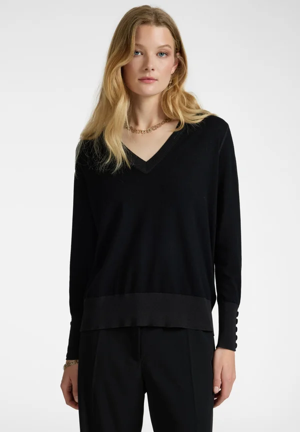 SOFT TOUCH - Strickpullover - nero
