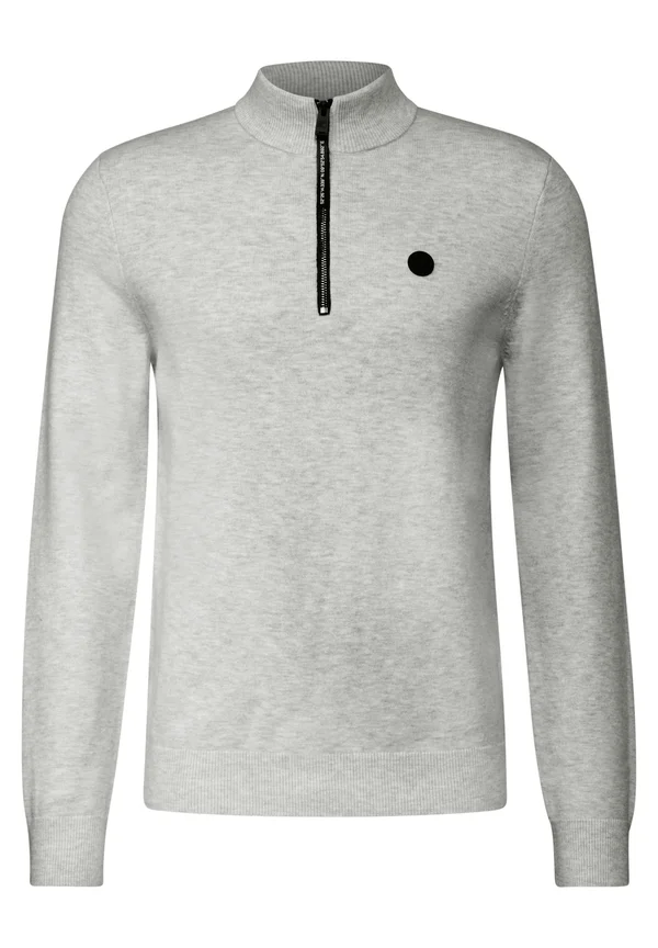 SOFTER HALFZIP  - Strickpullover - grau