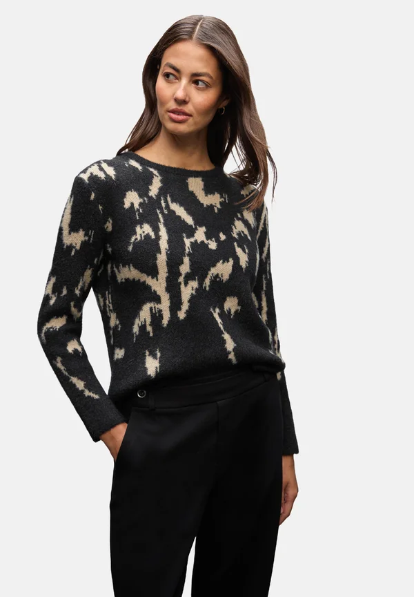 SOFTER - Strickpullover - grau