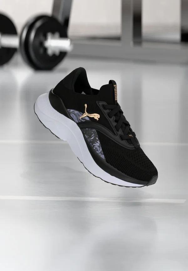 SOFTRIDE MAYVE BLOOM - Trainingsschuh - black/rose gold-coloured