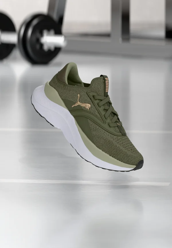 SOFTRIDE MAYVE - Trainingsschuh - loden green/lux army/gold-coloured