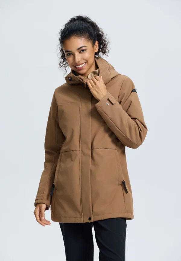 Softshelljacke - braun