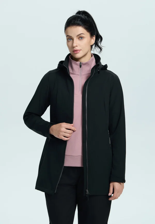Softshelljacke - schwarz