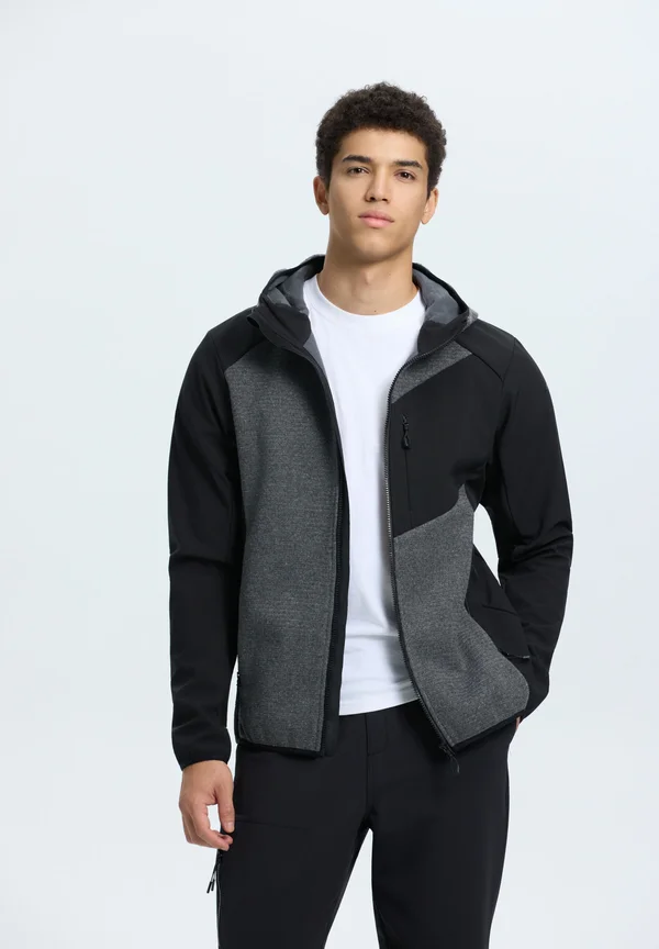 Softshelljacke - schwarz